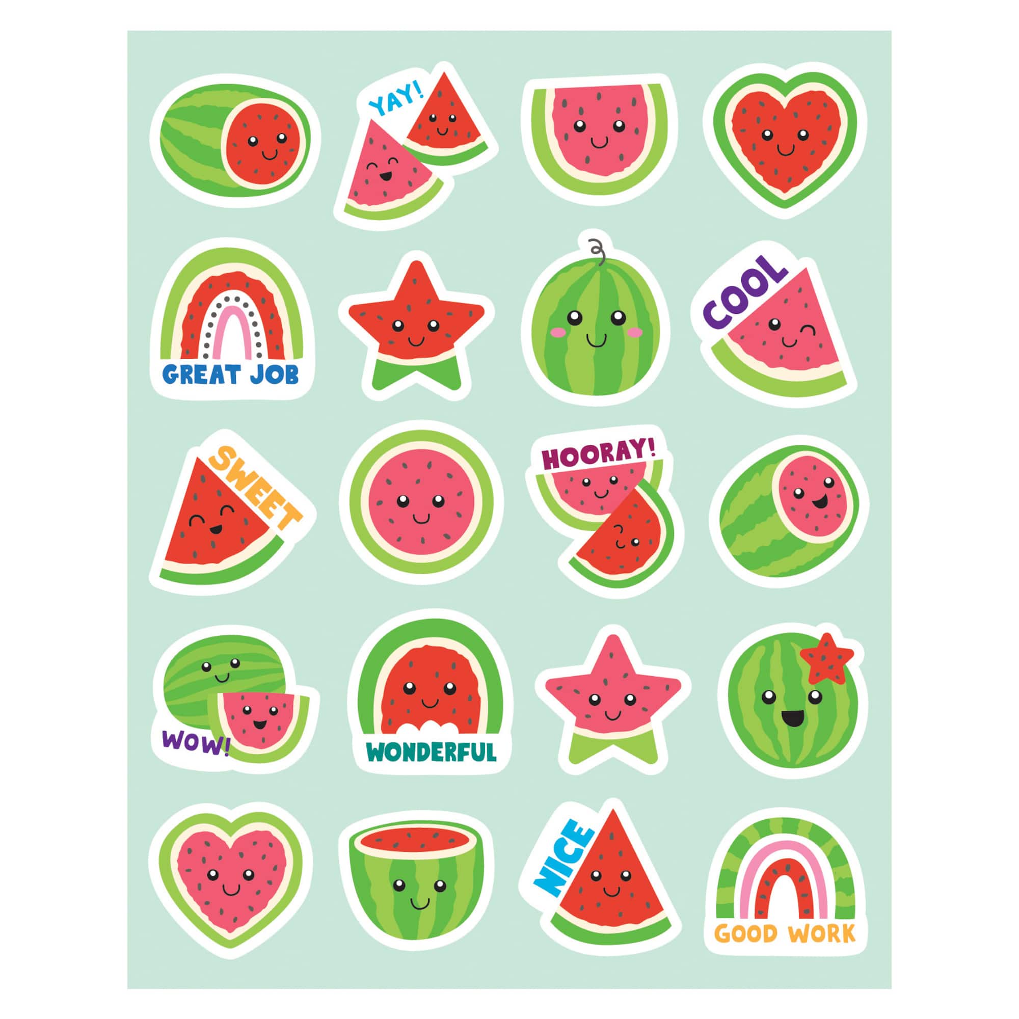 Teacher Created Resources® Watermelon Smelly Stickers, 6 Packs of 120